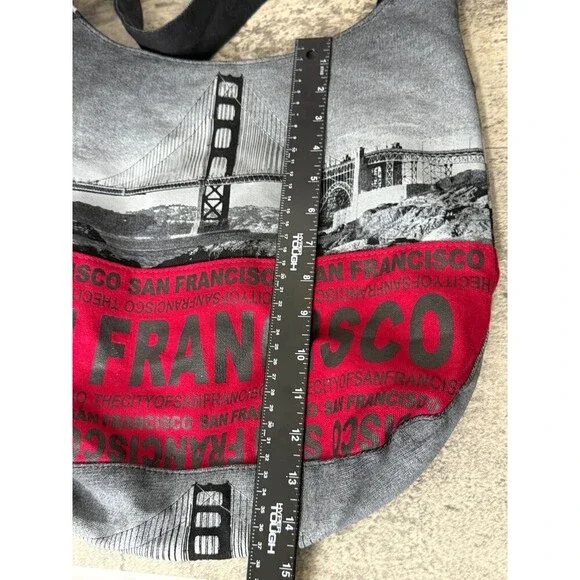 Robin Ruth San Francisco Crossbody Hobo Tote Sling Bag - Picture 9 of 10